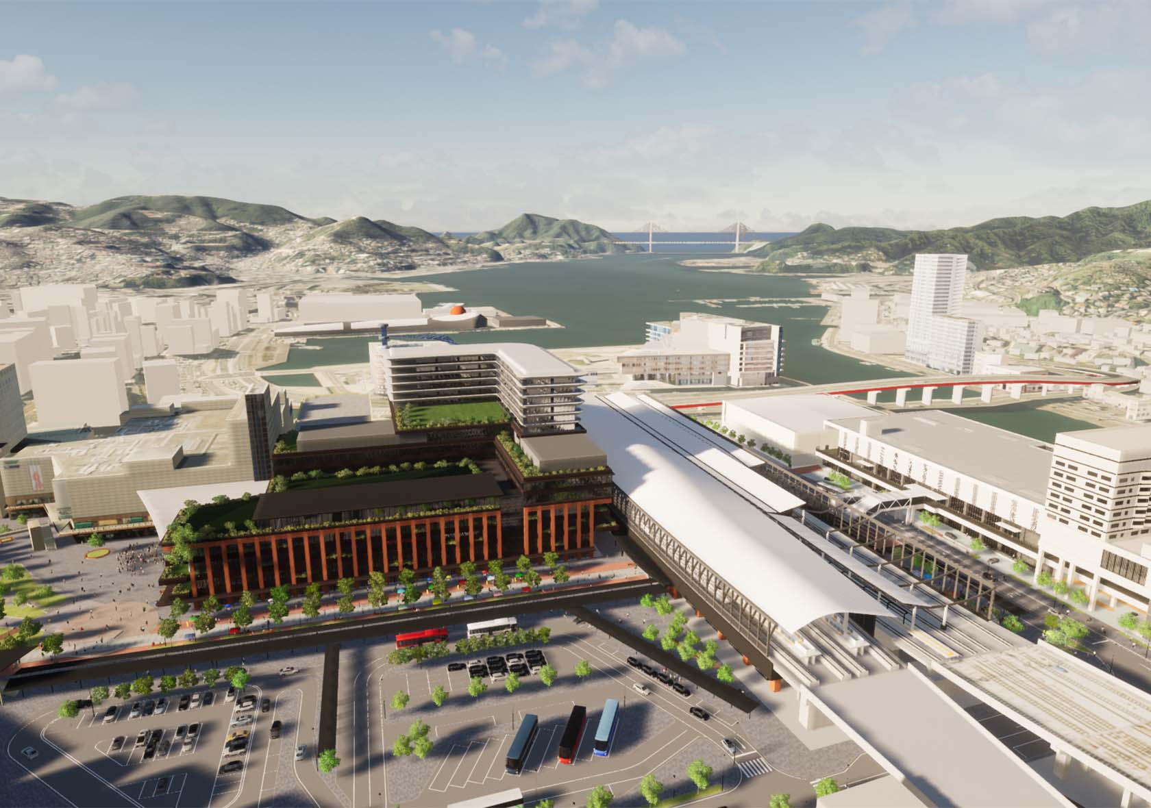 2021年11月1日に出島メッセ長崎、ヒルトン長崎がオープン。今後の計画では、2022年秋にはの西九州新幹線（長崎〜武雄温泉間）開業予定。に合わせて、出島メッセ長崎、ヒルトン長崎がオープン。その後、2023年春秋には長崎駅ビルも完成予定