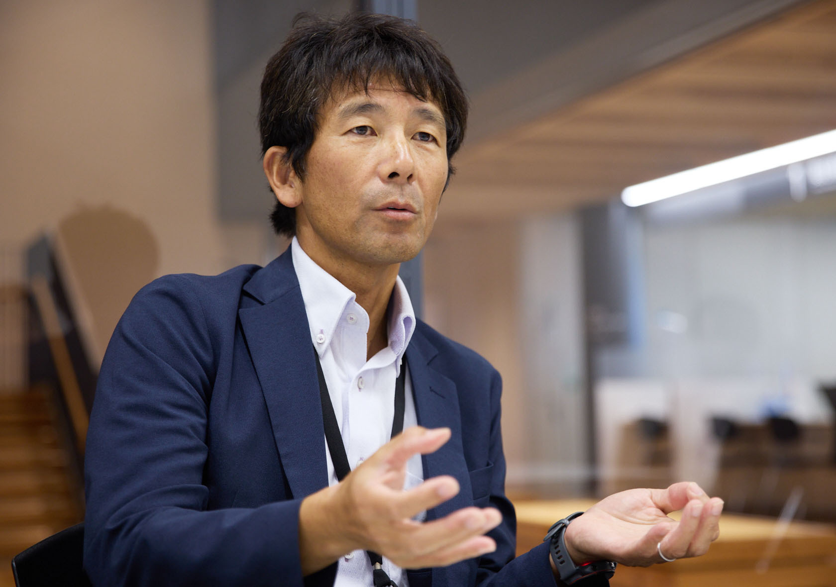 八代市港湾・クルーズ振興課の髙田課長。